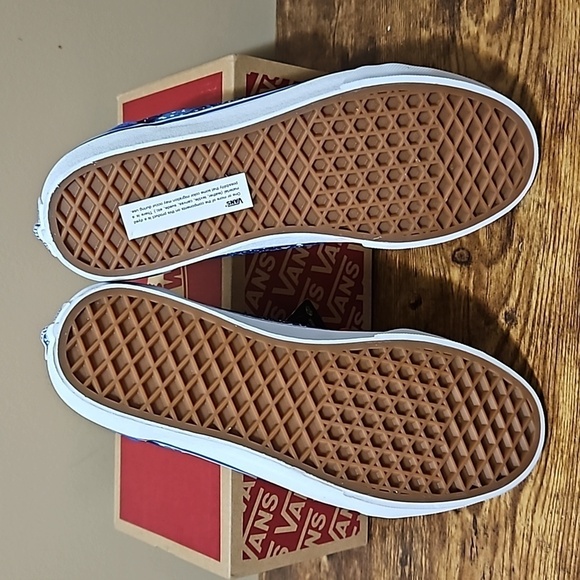 Vans Old Skool Galactic Glow Blue Skate Shoes Size Y6.5 W8 - Picture 5 of 11